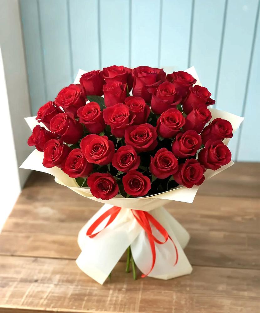 Букет 29 Красных роз в Бриньковской