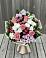 Букет цветов из: Альстромерии, Гвоздики, Розы и Хризантемы в Бриньковской