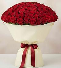 Букет 101 Красная роза Милано в Бриньковской