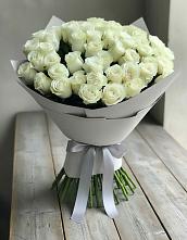 Букет 35 Белых роз в Бриньковской