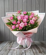 Букет Розовый кустик в Бриньковской