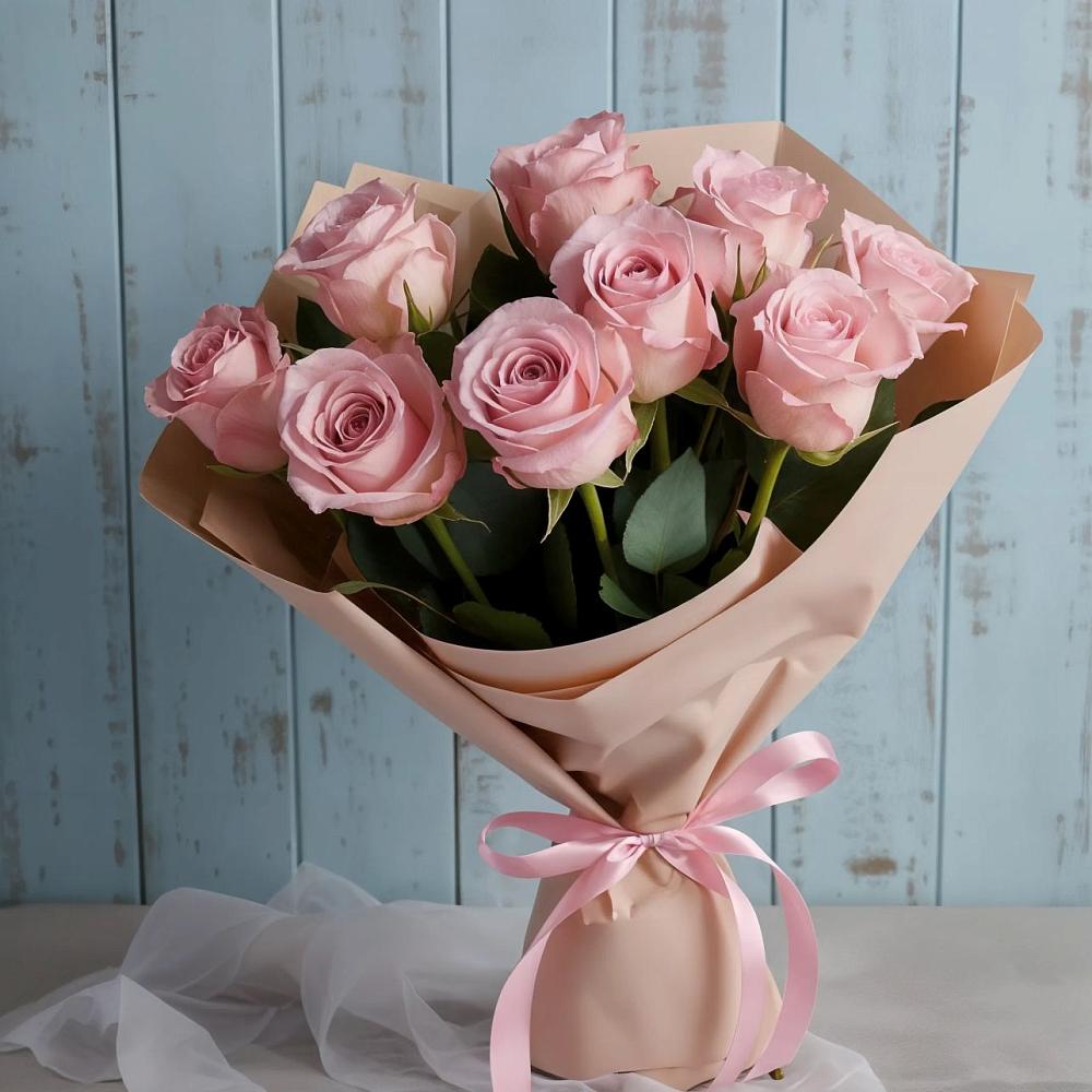 Букет цветов из: Розы в Бриньковской