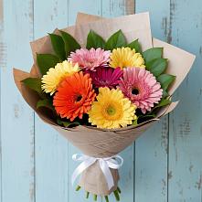 Букет цветов из:  Герберы #REPLACE_PRED# Бриньковской