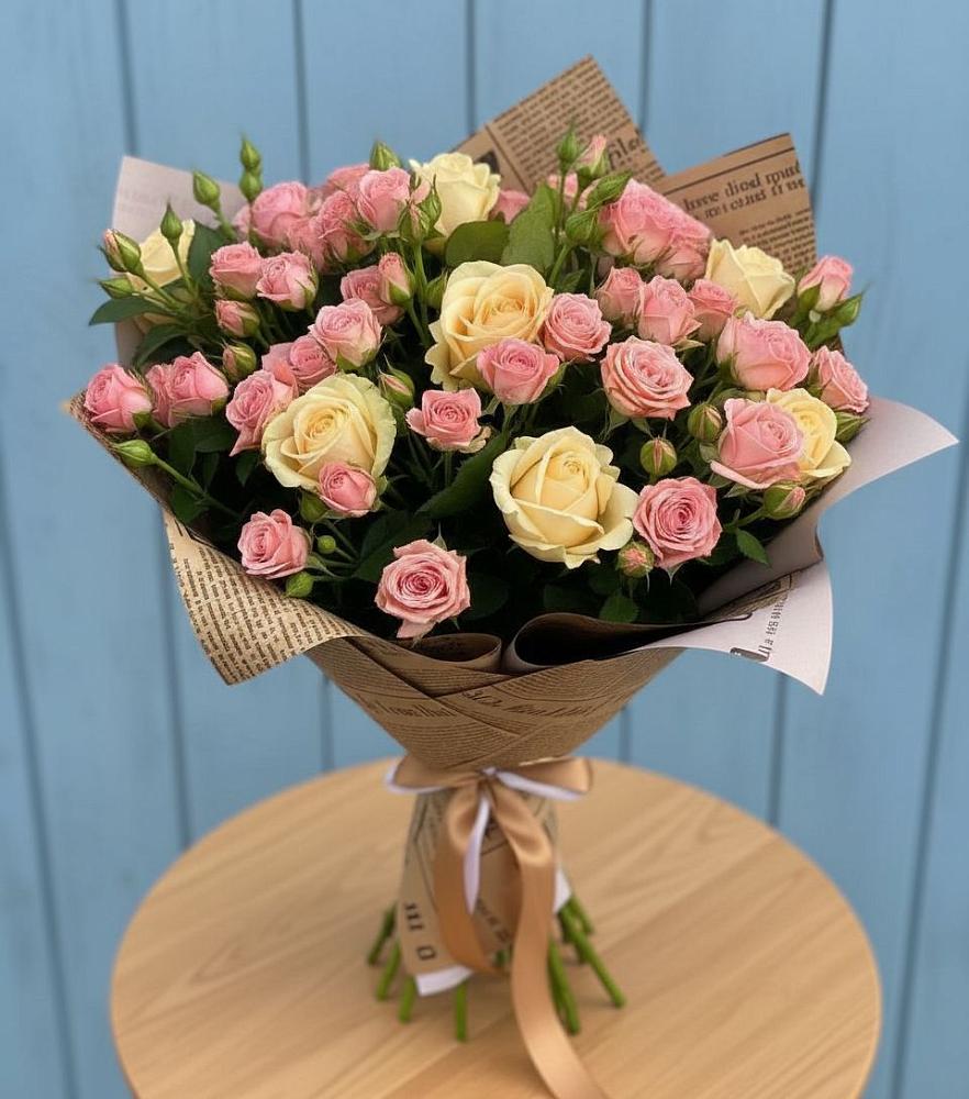 Букет цветов из: Розы в Бриньковской