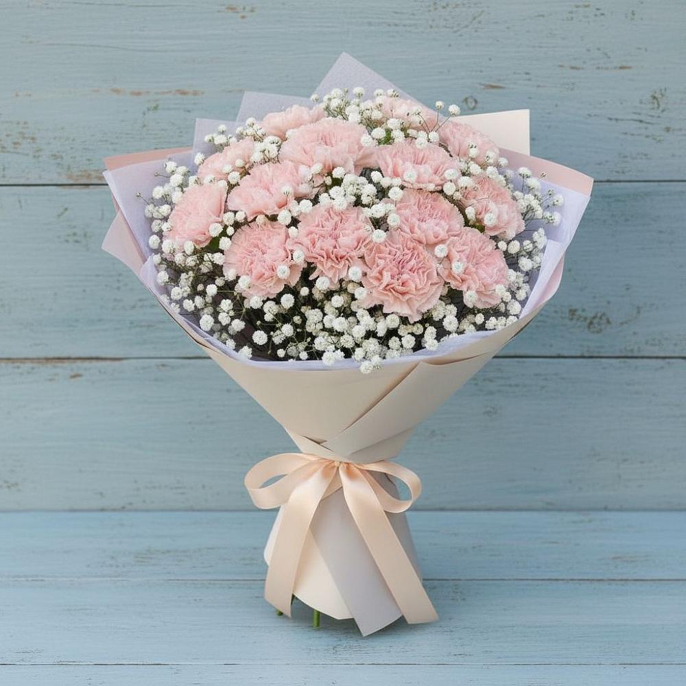 Букет цветов из: Гвоздики в Бриньковской