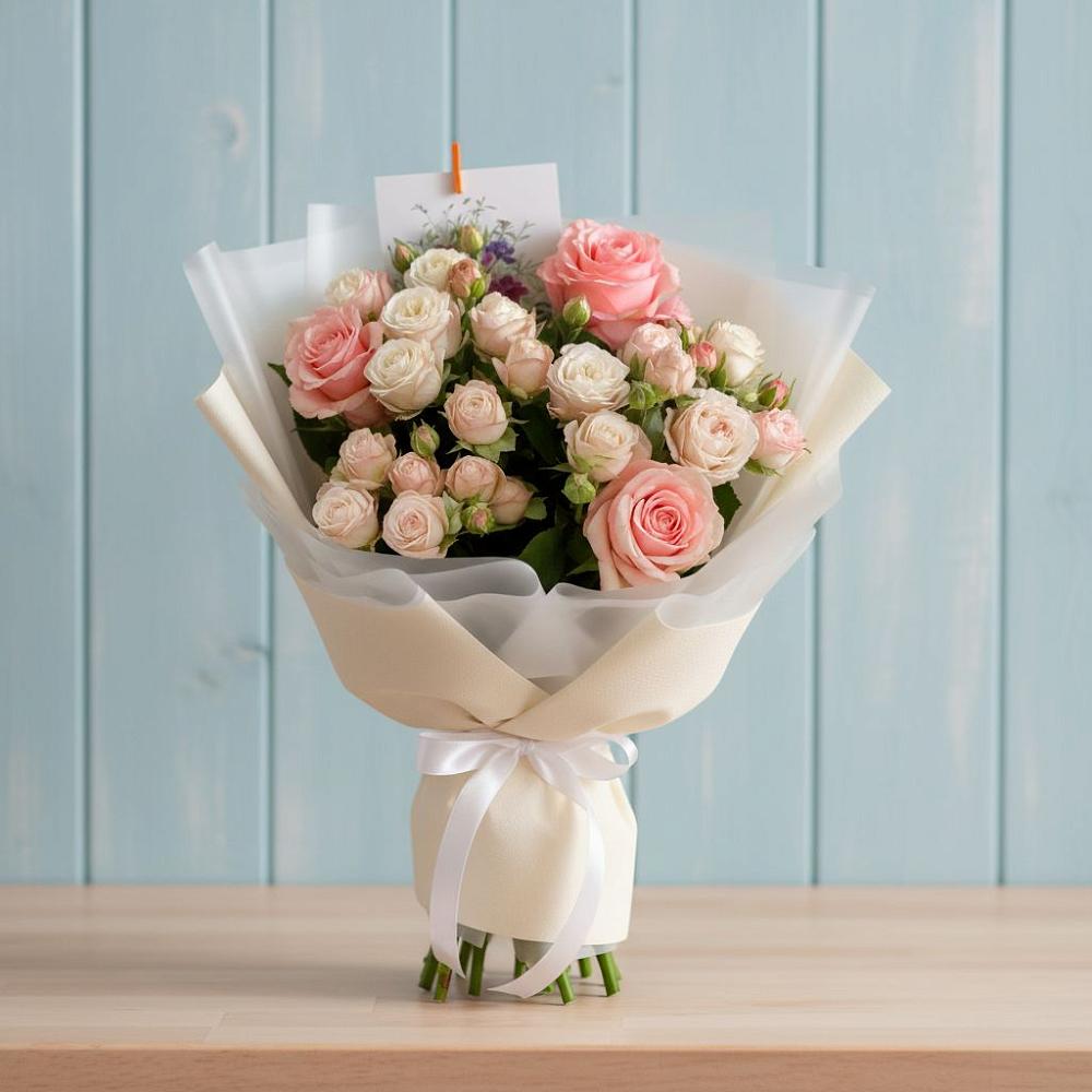 Букет цветов из: Розы в Бриньковской