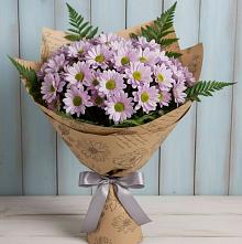 Букет цветов из:  Хризантемы #REPLACE_PRED# Бриньковской