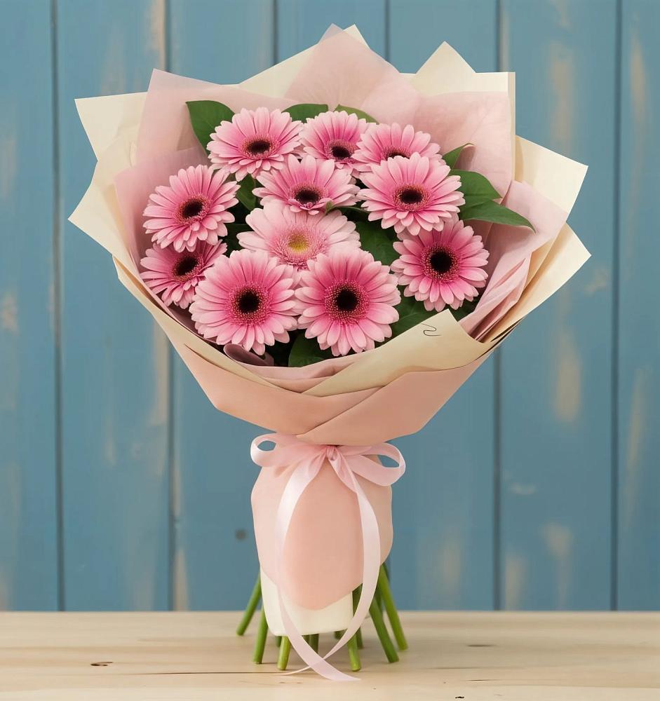 Букет цветов из: Герберы в Бриньковской