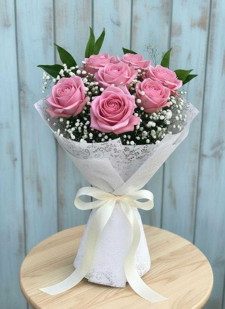 Букет цветов из: Розы в Бриньковской