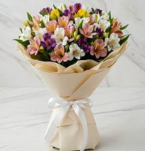 Букет цветов из:  Альстромерии #REPLACE_PRED# Бриньковской
