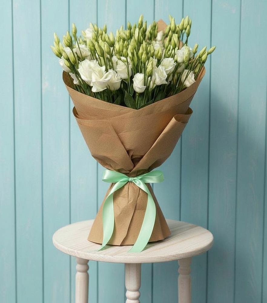 Букет цветов из: Лизиантусы в Бриньковской