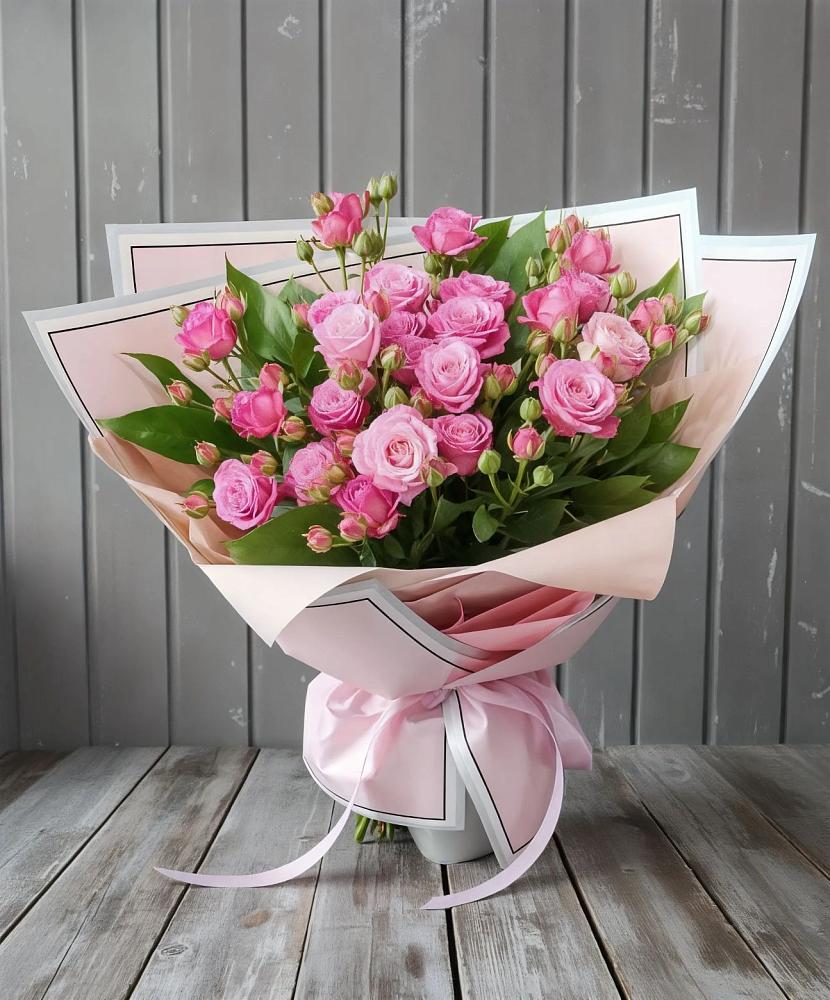 Букет Розовый кустик в Бриньковской