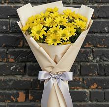 Букет цветов из:  Хризантемы #REPLACE_PRED# Бриньковской