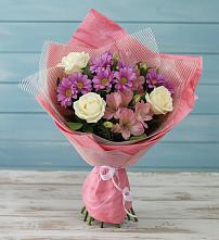 Букет цветов из:  Герберы в Бриньковской