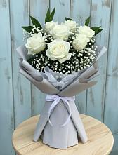 Букет цветов из:  Розы в Бриньковской