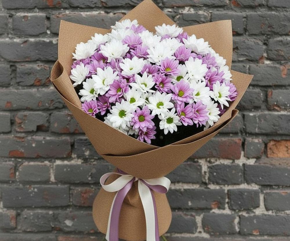 Букет цветов из: Хризантемы в Бриньковской