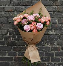 Букет цветов из:  Розы в Бриньковской