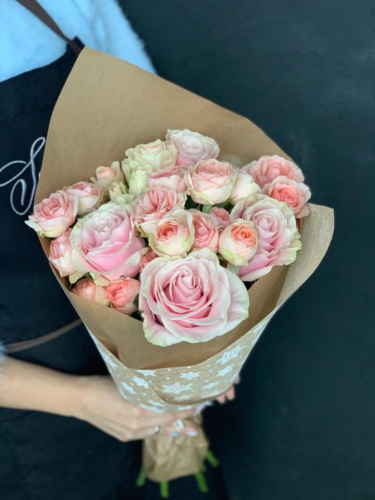 Букет цветов из: Хризантемы и Розы в Бриньковской