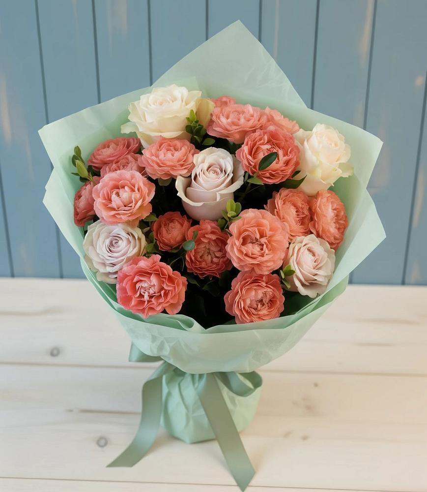 Букет цветов из: Розы в Бриньковской