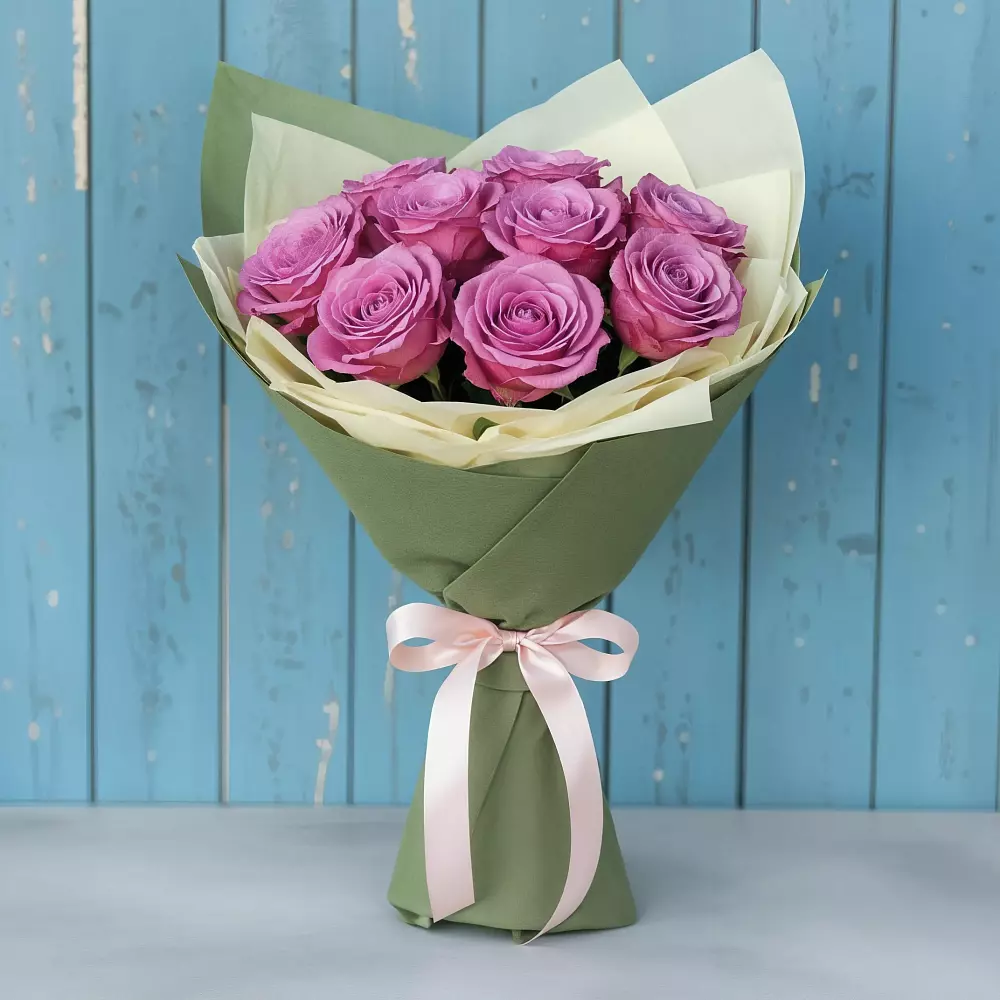 Букет Розы Фёрст Леди в Бриньковской