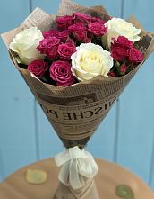 Букет цветов из:  Розы в Бриньковской