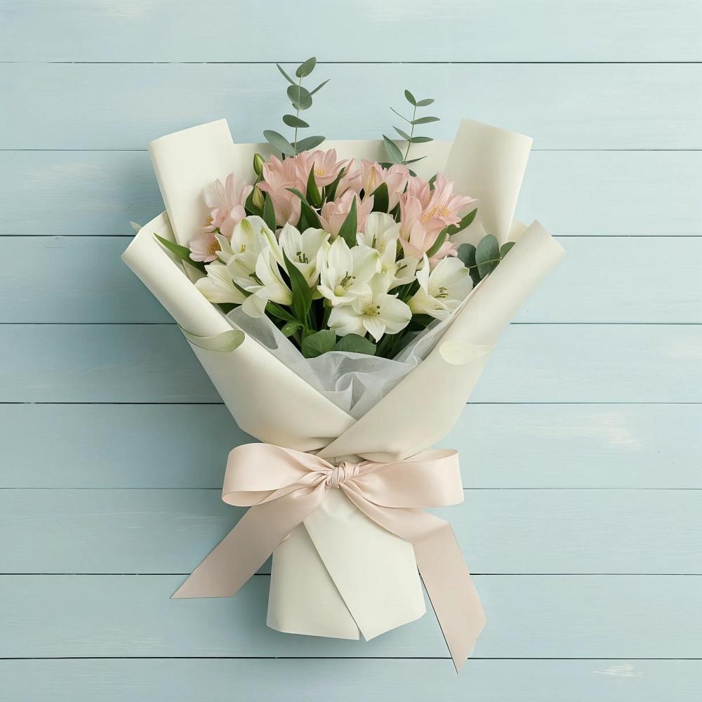 Букет цветов из: Альстромерии в Бриньковской