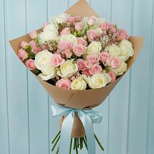 Букет цветов из:  Розы в Бриньковской